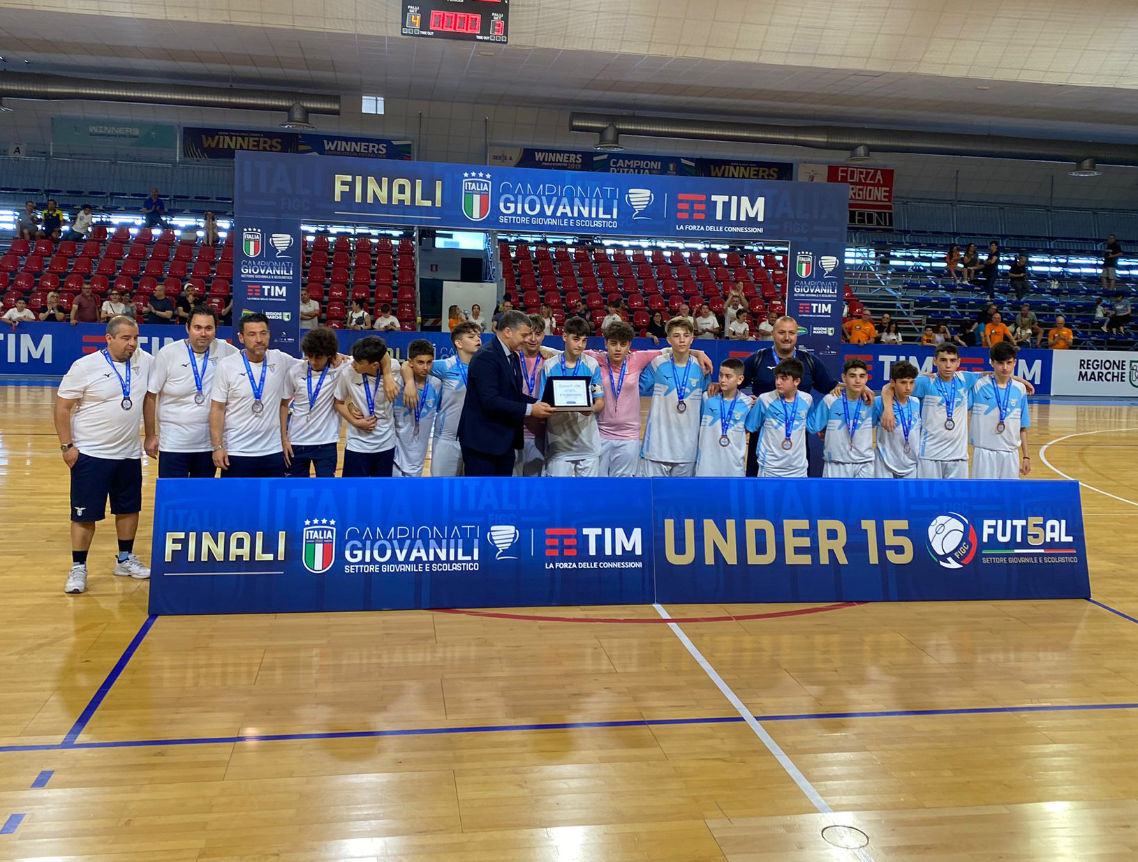 L'Under 15 della Lazio chiude al terzo posto la Final Four